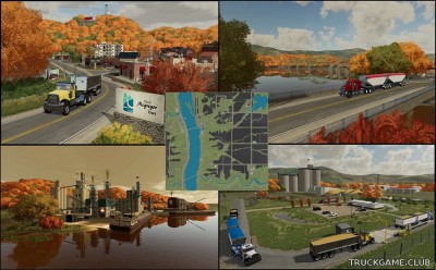 Мод "Upper Mississippi River Valley 4x v2.0" для Farming Simulator 22