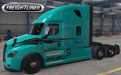 Мод "Freightliner Cascadia Pro Skin" для American Truck Simulator