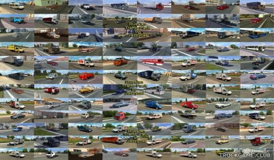 Мод "Russian traffic pack by Jazzycat v4.3.1" для Euro Truck Simulator 2