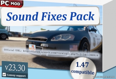 Мод "Sound Fixes Pack v23.30" для Euro Truck Simulator 2