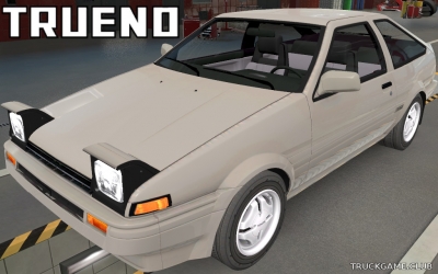 Мод "Toyota Sprinter Trueno AE86 v2.4" для Euro Truck Simulator 2