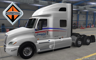 Мод "International LT Coastal Skin" для American Truck Simulator