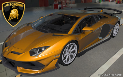 Мод "Lamborghini Aventador SVJ 2018" для Euro Truck Simulator 2