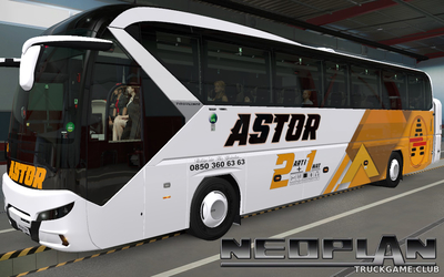 Мод "Neoplan Tourliner C13" для Euro Truck Simulator 2