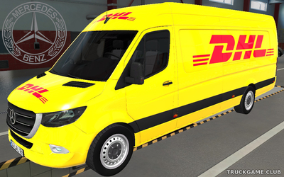 Мод "Mercedes Sprinter 2019" для Euro Truck Simulator 2