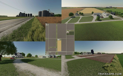 Мод "Big Flats Texas v1.0" для Farming Simulator 22