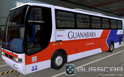 Мод "Busscar Vissta Buss 1999" для Euro Truck Simulator 2