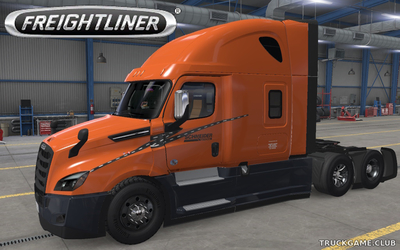 Мод "Freightliner Cascadia Schneider Skin" для American Truck Simulator