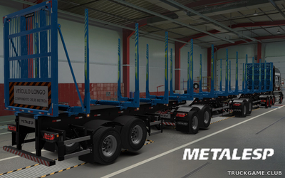 Мод "Ownable Metalesp Tri-Trem Florestal XForce v0.3" для Euro Truck Simulator 2