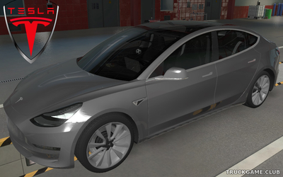 Мод "Tesla Model 3 2018 v1.0" для Euro Truck Simulator 2