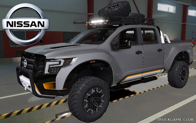 Мод "Nissan Titan Warrior 2017" для Euro Truck Simulator 2