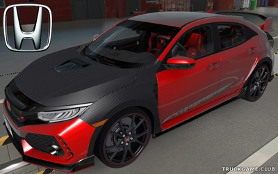 Мод "Honda Civic TypeR FK8" для Euro Truck Simulator 2