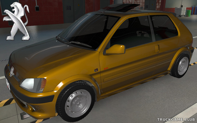 Мод "Peugeot 106 Rallye S2" для Euro Truck Simulator 2