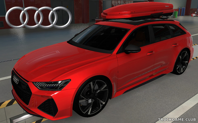 Мод "Audi RS6 Avant C8 2020 v1.0" для Euro Truck Simulator 2