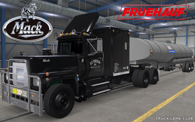 Мод "Mack RS700L & Ownable Fruehauf Tanker" для American Truck Simulator