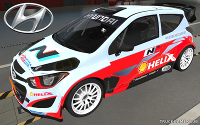 Мод "Hyundai i20 WRC" для Euro Truck Simulator 2