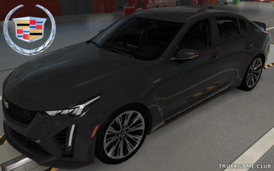 Мод "Cadillac CT5-V Black Wing 2022 v1.0" для Euro Truck Simulator 2