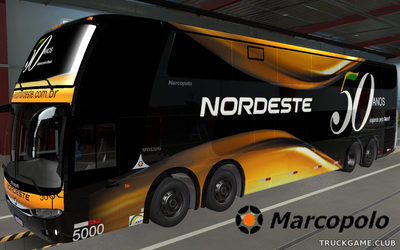Мод "Marcopolo Paradiso G7 1800 DD 8x2" для Euro Truck Simulator 2