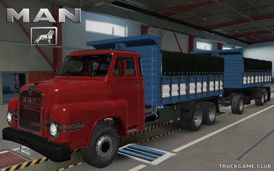 Мод "MAN 520 HN & Trailers" для Euro Truck Simulator 2