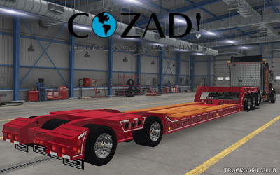 Мод "Ownable Cozad Lowbed Trailer" для American Truck Simulator