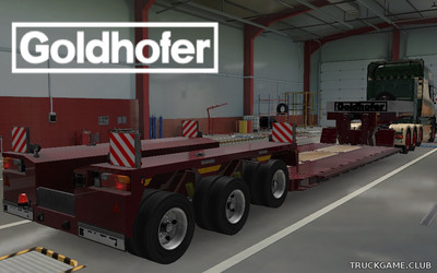 Мод "Ownable Goldhofer Overweight Trailer v1.4.15" для Euro Truck Simulator 2