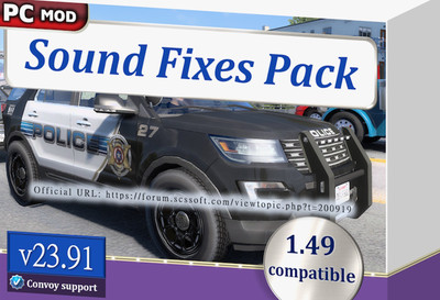Мод "Sound Fixes Pack v23.91" для Euro Truck Simulator 2