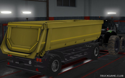 Мод "Ownable Kipper Agrar Trailer" для Euro Truck Simulator 2