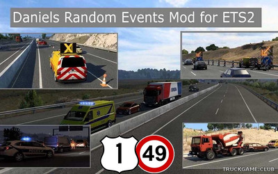 Мод "Daniels Random Events" для Euro Truck Simulator 2