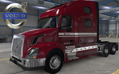 Мод "Volvo VNL 2014 Knight Red Skin" для American Truck Simulator