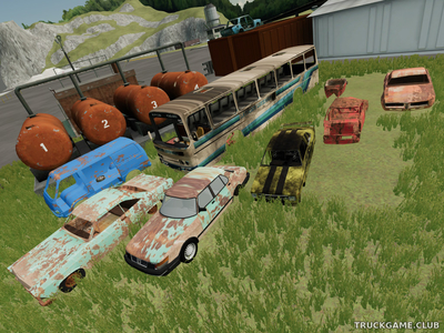 Мод "Placeable Junk cars v1.0.0.1" для Farming Simulator 22