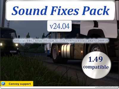 Мод "Sound Fixes Pack v24.04" для Euro Truck Simulator 2