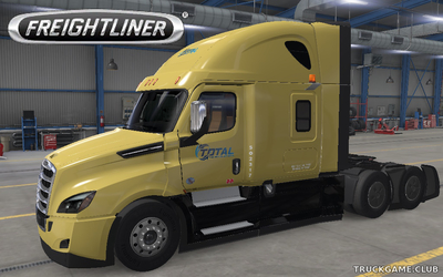 Мод "Freightliner Cascadia Total Skin" для Amk Simulator