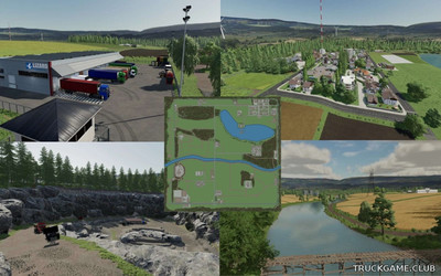 Мод "Black River Map v2.0" для Farming Simulator 22