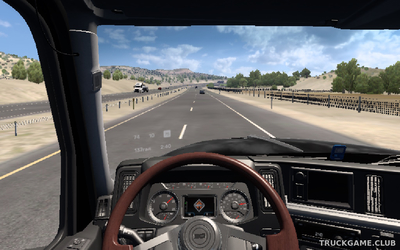 Мод "Info On Screen" для American Truck Simulator