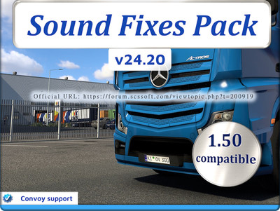Мод "Sound Fixes Pack v24.20" для Euro Truck Simulator 2