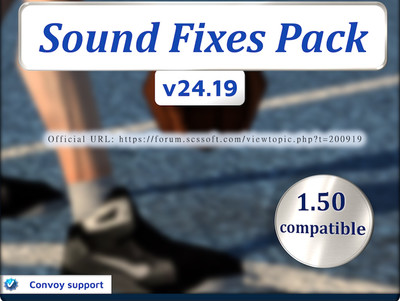 Мод "Sound Fixes Pack v24.19" для American Truck Simulator