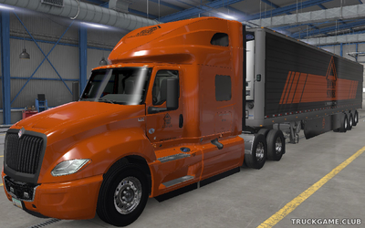 Мод "International LT & Trailer Home Store Skin" для American Truck Simulator