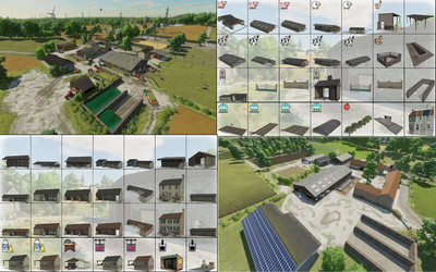 Мод "Placeables Maps Buildings Pack v1.0" для Farming Simulator 22