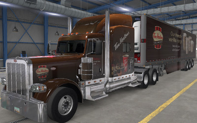 Мод "Tim Hortons Coffee Express Skins" для American Truck Simulator