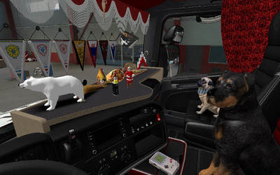 Мод "Wollis interior addons" для Euro Truck Simulator 2