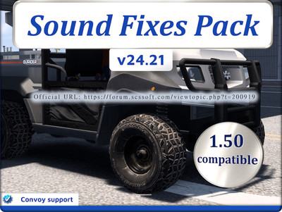 Мод "Sound Fixes Pack v24.21" для American Truck Simulator