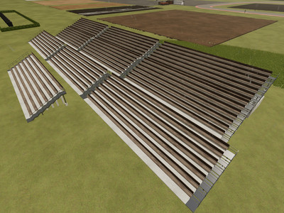 Мод "Placeable Bleachers Pack v1.0" для Farming Simulator 22