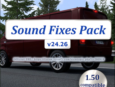 Мод "Sound Fixes Pack v24.26" для Euro Truck Simulator 2