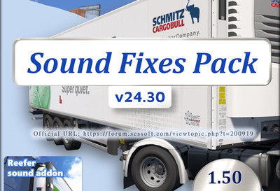 Мод "Sound Fixes Pack v24.30" для Euro Truck Simulator 2