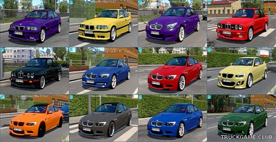 Мод "BMW Traffic Pack" для Euro Truck Simulator 2