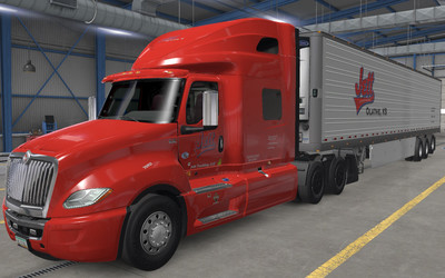 Мод "International LT & Trailer Jett Skin" для American Truck Simulator