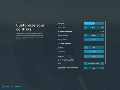 Мод "Mouse Steering v1.1" для Farming Simulator 22