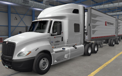 Мод "International LT & Trailer Performance Skin" для American Truck Simulator