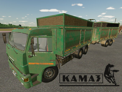 Мод "КамАЗ-45143 Амкар v1.0" для Farming Simulator 22