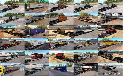 Мод "Trailers and cargo pack by Jazzycat v6.1.6" для American Truck Simulator